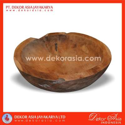 ROUND TRAY M, wood bowls